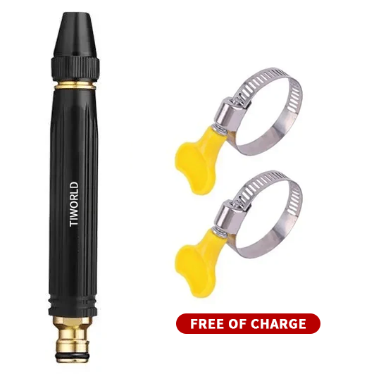 🚗💦 Powerful High-Pressure Spray Gun for Home Car Washing & Gardening (Includes 2 Clamps)